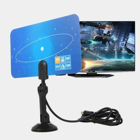 Indoor Uhf Hdtv - Indoor HD TV HDTV DTV VHF UHF PC NB Flat High Gain Antenna 1080P