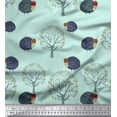 thumbnail image 1 of Soimoi Viscose Chiffon Fabric Tree & Sheep Animal Print Fabric by The Yard 42 Inch Wide, 1 of 1