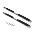 thumbnail image 2 of Go Rhino Nerf Bar 684404587PS OEM Xtreme; With Step Pads; 4 Inch Oval Straight; Polished; Stainless Steel; With Welded End Caps; Rocker Panel Mount, 2 of 2