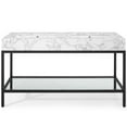 thumbnail image 4 of Modway Kingsley 60" Modern Artificial Marble Bathroom Vanity in Black/White, 4 of 10