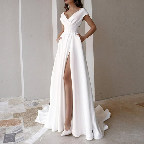 Sexy dress cheap with split