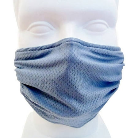 Breathe Healthy Reusable Antimicrobial Mask for Dust, Pollen and Germs - Steel