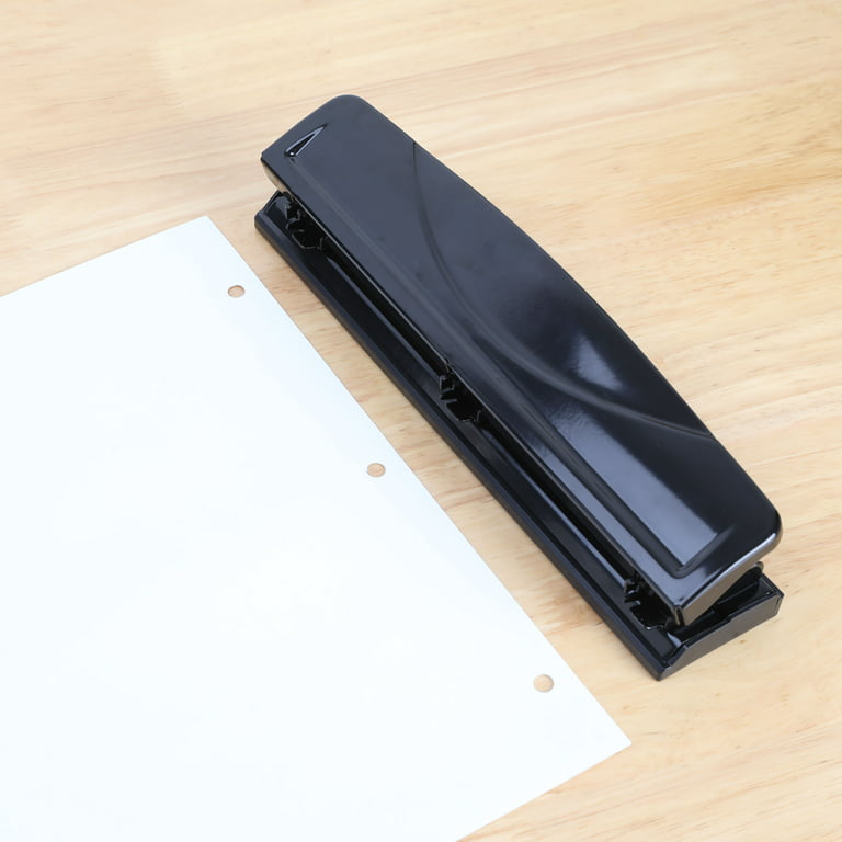 Pen + Gear Metal 3 Hole Paper Punch, Black, Model No.KK1281D 