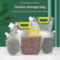 thumbnail image 4 of 3 Pcs Sac de Stockage de Céréales Grande Capacité, Réutilisable 10 Pcs Conteneurs de Céréales, 4 of 5