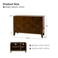 thumbnail image 5 of Tina's Home 45" Sideboard Buffet with 3 Wooden Doors for Living Room Entryway Bedroom Walnut, 5 of 9