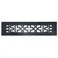 thumbnail image 2 of Acorn GR3BG 12'' x 2.25'' Black Cast Iron Decorative Grille, 2 of 2