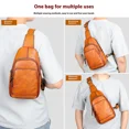 thumbnail image 3 of Crossbody Sling Backpack, Sling Bag For Men Women Shoulder Backpack Chest Bags Crossbody Daypack For Hiking Camping Outdoor Trip, 3 of 6