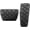 BLACK, variant on JINLONG 2-Piece Aluminum Anti-Slip Pedal Covers for 2018-2026 Jeep Wrangler JL & 2020-2026 Gladiator JT, No Drilling Brake & Gas Pedal Pads, Blue
