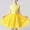 Yellow, variant on OGLCCG Girls Sequin Tulle Dress Sleeveless Crew Neck Sparkly Flower Dress with Belted Pageant Formal Fancy Birthday Party Dresses 4-15 Years