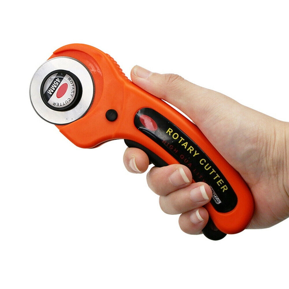45mm Professional Round Rotary Cutter Sewing Quilting Roller Fabric