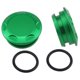 thumbnail image 1 of Tapones de tapa de orificio de marco para Z400 Z250 2019-2021 250 2018-2021 400 2017-2021 (Verde), 1 of 5
