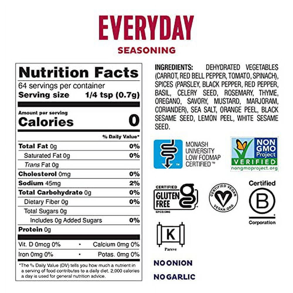 Low FODMAP Everyday Seasoning  Fody Food Co. – FODY Food Co. - USA