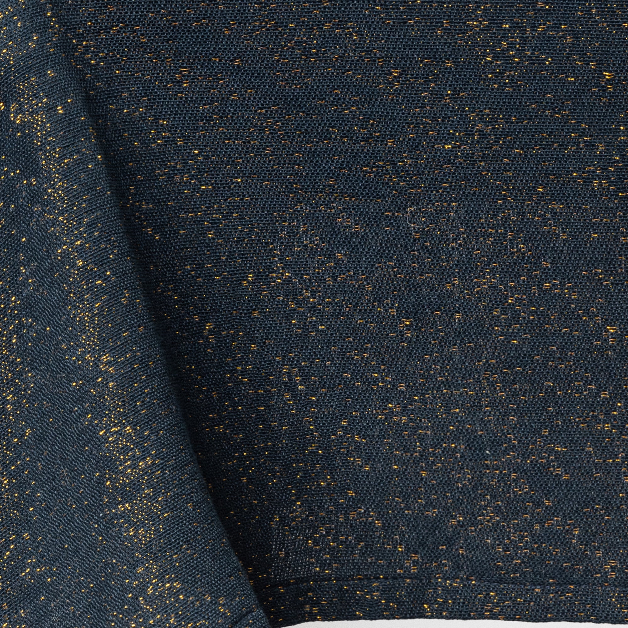 Thyme & Table 70" Round Tablecloth, Navy and Gold Celestial