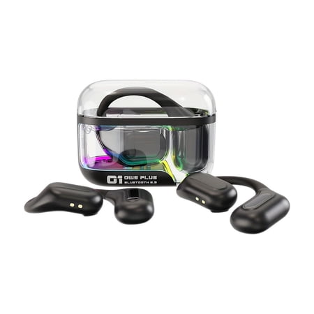 RBCKVXZ Wireless Earbuds Bluetooth 5.3 Long Range Low Delay Sports Bilateral Stereo Ear Mounted Noise Reduction Bluetooth Earphones Birthday Gifts Black