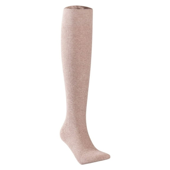 Lian LifeStyle Big Girl Women's 1 Pair Exquisite Thigh High Cotton Socks, L1888, Size 6-9, Color Wheat