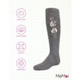 thumbnail image 6 of MeMoi  High Climbers Embroidered Floral Knee-High Socks - Girls - Female, 4, Medium Gray, 6 of 7