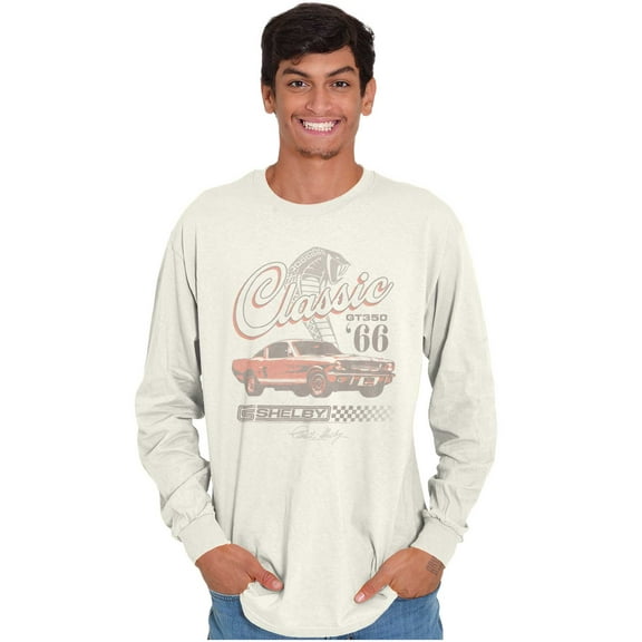 Shelby Classic GT 350 Muscle Car Long Sleeve TShirt Men Women Brisco Brands S