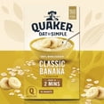 thumbnail image 4 of Quaker Oat So Simple Banana Porridge Cereal Sachets 10 x 34.8g, British Import (Pack of 3), 4 of 5