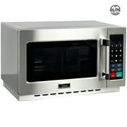 Heavy Duty 1.2 Cu. ft. 1000W Commercial Microwave Oven, Stainless Steel, NSF Certified