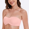 thumbnail image 3 of MELENECA Strapless Bra Minimizer with Underwire for Women Blush 36G, 3 of 6