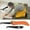 Orange, variant on COM1950s Grout Cleaning Tool,Tile Grout Removal Tool with V-Shaped Hook,2-Pack Heavy Duty Metal Scraper for Deep Cleaning Cracks and Corners