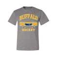 thumbnail image 2 of Wild Bobby City of Buffalo Hockey Fantasy Fan Sports Men's T-Shirt, Heather Grey, Medium, 2 of 5