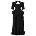 thumbnail image 6 of SRZYMJ Women Victorian Dress Steampunk Renaissance Gothic Long Dresses Halloween L, 6 of 6