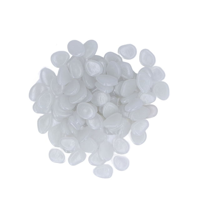 Luminous Pebbles,Outdoor Luminous Stones Colorful Fluorescent Luminous Stones Glowing Pebbles Enhanced Durability