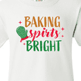thumbnail image 4 of Inktastic Christmas Baking Spirits Bright with Green Oven Mit Youth T-Shirt, 4 of 5