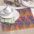 thumbnail image 6 of Dish Drying Mat, Lavender Flowers Apricot Highly Absorbent Drying Matt Kitchen Counter, Dish Mat Drying Pad Dishes Drainer Mats for Kitchen Counter or Sink, 16 x 18 inch, 6 of 6