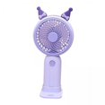 thumbnail image 1 of Ventilador personal,Ventilador portátil de mano recargable para viajes,Mini ventilador portátil Escritorio USB Diseño lindo 1 velocidad del viento,Ventilador de escritorio pequeño personal, 1 of 8