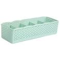 thumbnail image 1 of Caja de almacenamiento de 5 rejillas para ropa interior, sujetador, calcetines, caja de almacenamiento separada (verde), 1 of 1