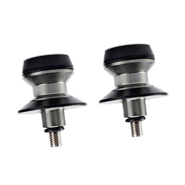 Carretes deslizantes de brazo oscilante CNC de 10 mm, bobinas de caballete y brazo oscilante para Kawasaki Z800 2013-17 NINJA250R/NINJA300R/Z250/Z300 Plata