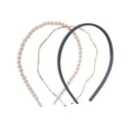thumbnail image 1 of Accesorios para el cabello de color sólido Unique Bargains 1 Set para mujeres tono dorado azul, 1 of 5