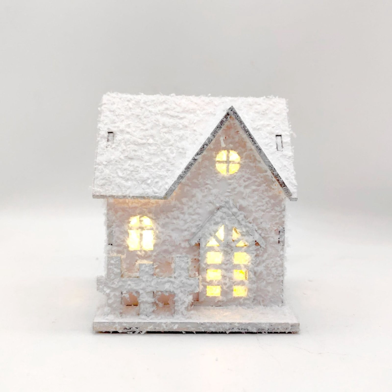 Village De Noël Illuminé - Décoration De Bureau Ou Fenêtre - Neuf Sous Emballage