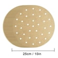 thumbnail image 2 of 100 Pcs Doublures Rondes pour Friteuse à Air Chaud, Papier Parchemin/bambou pour Friteuse à Air, Panier Vapeur et Plus, 2 of 11