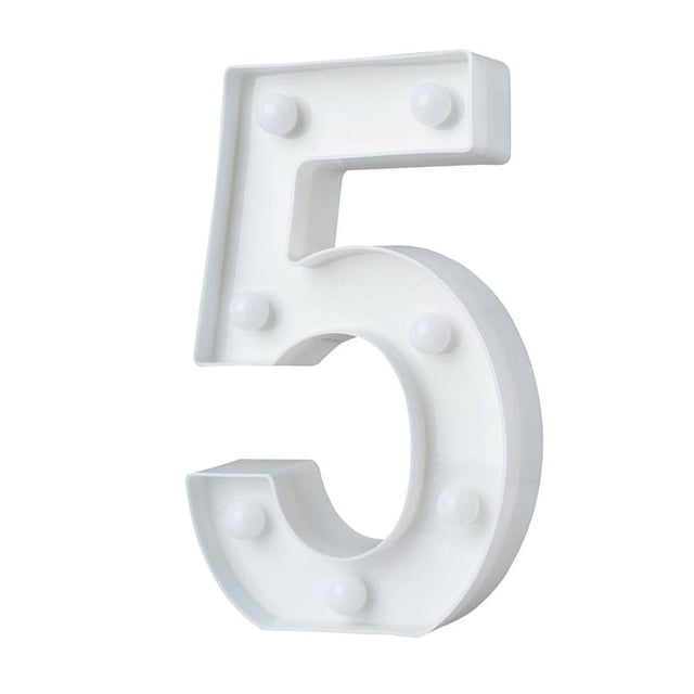 LCXmlly Digital Number Light Glowing Plastic LED Marquee GRAD 2023 Graduation Party Decor Light