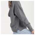 thumbnail image 4 of Women's Gameday Couture  Gray Villanova Wildcats French Terry V-Neck Pullover Sweatshirt, 4 of 6