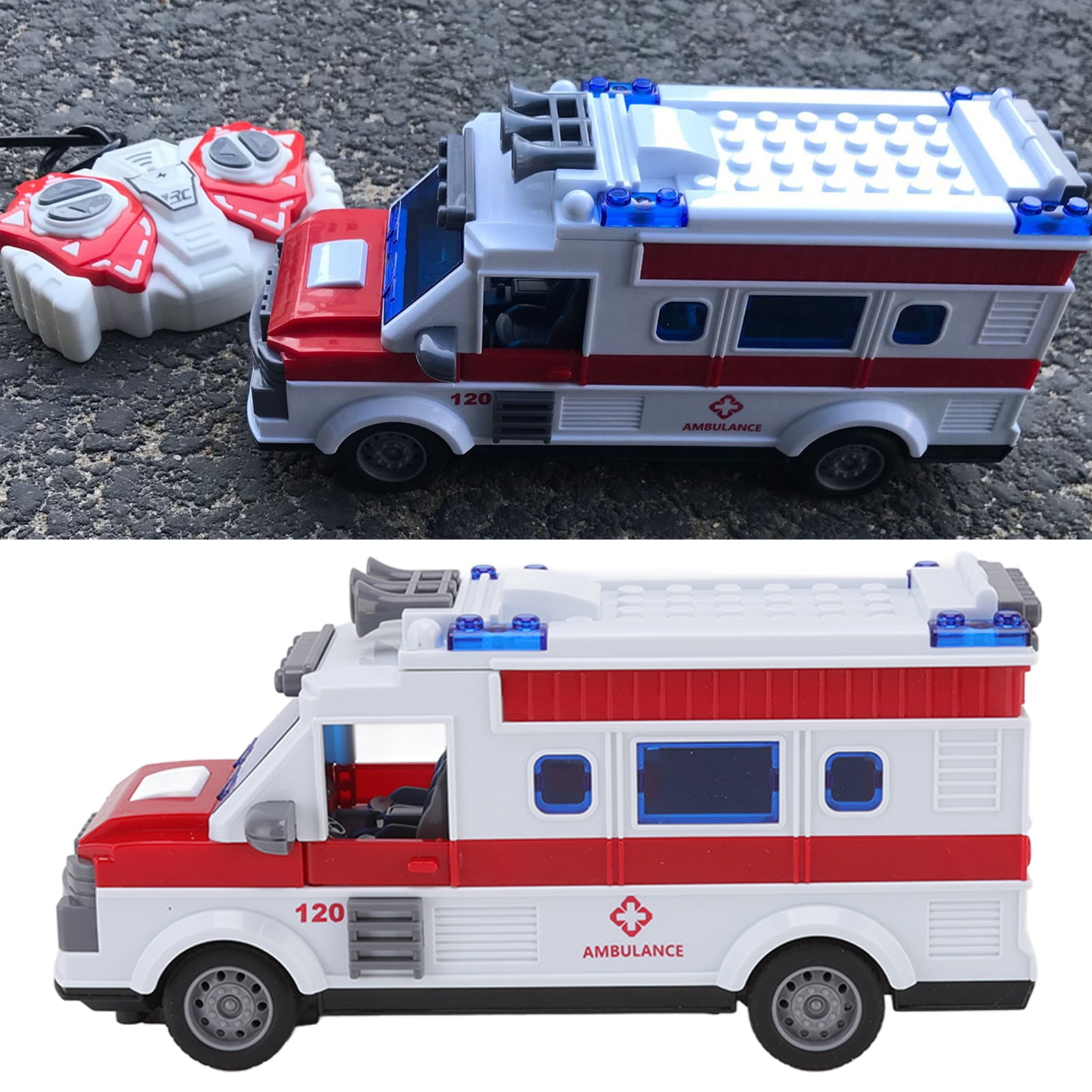 Spptty Remote Control Ambulance,RC Electric Car,Remote Control