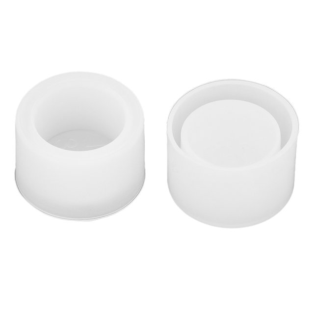 uds molde de silicona reutilizable fácil desmoldar DIY pequeño redondo flor carnosa maceta molde de goteo de silicona