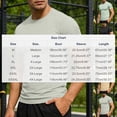 thumbnail image 2 of Ceisia Men's Compression Short Sleeve T Shirt Quick Dry Breathable Athletic Workout Gym Top Khaki XXL Gifts for Father, 2 of 5