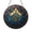 Acrylic 3.5 Inch, variant on Symmetrical Candle Holder Design Stained Glass Window Hanging
