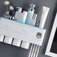 thumbnail image 1 of Soporte magnético para cepillos de dientes Jadeshay estante de almacenamiento automático invertido A, 1 of 5