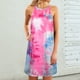 thumbnail image 4 of Vestido de tirantes sin mangas con estampado de cuello redondo a la moda de verano para mujer Pompotops ghjkhdj4887, 4 of 6