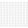 thumbnail image 4 of Anillo de acero inoxidable, 100 piezas Anillo de acero inoxidable 304 Anillo redondo Diseño revolucionario, 4 of 9