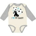 thumbnail image 3 of Inktastic I Love My Daddy Boy Bear Boys Long Sleeve Baby Bodysuit, 3 of 5
