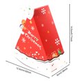 thumbnail image 6 of OIUR Christmas Candy Boxes Tree Shaped Candy Packaging Box Small Paper Treat Gift Boxes for Christmas New Year Party Supplies, 6 of 7