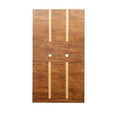 thumbnail image 4 of Pouseayar 70.87" Tall Wardrobe& Kitchen Cabinet, with 6-Doors, Brown, 4 of 10