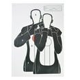 thumbnail image 3 of 17.7*12.6 inches 10PC head chest ring target paper archery training target paper, 3 of 9