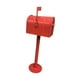 thumbnail image 2 of Buzón de correo Buzón de sugerencias Buzón de hierro rojo Decoración Buzón de correos Porta periódicos Caja para exterior Puerta de entrada Oficina en, 2 of 8